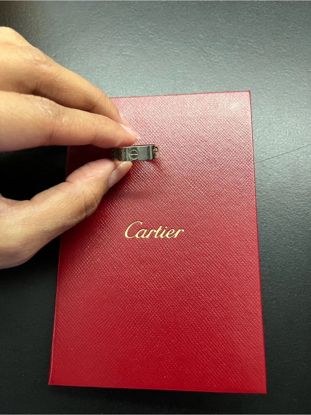 Cartier ring white